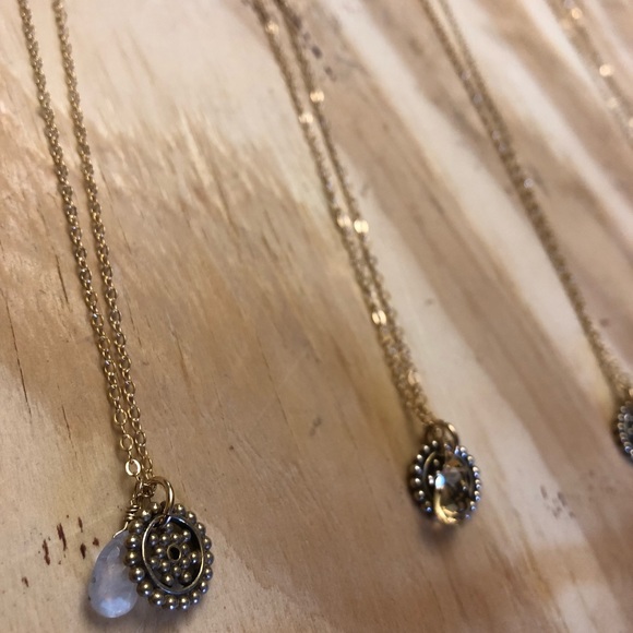 Charmed Mandala Necklace - Citrine (Yellow) - Picture 3 of 6